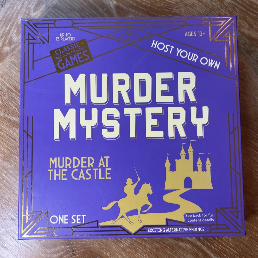 Murder Mystery Murder at the Castle Game NEW Sealed Host Your Own Party